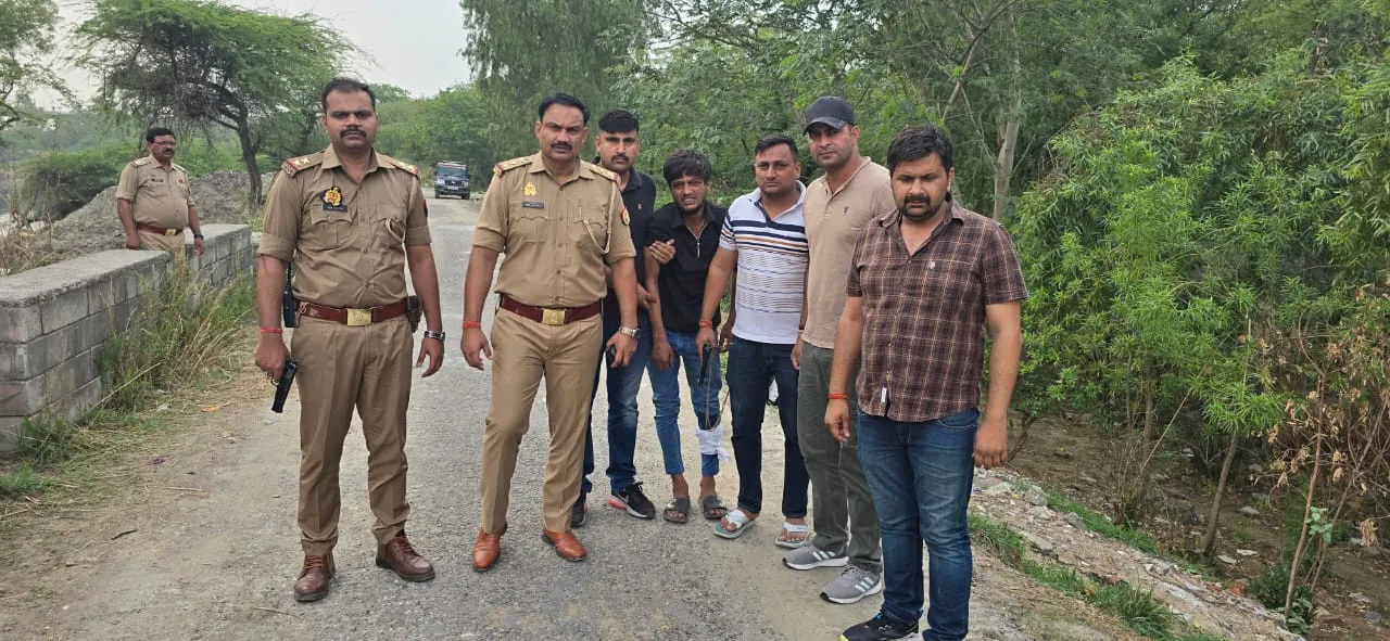 नोएडा: थाना फेस-1 पुलिस और बदमाशों के बीच मुठभेड़, एक घायल, दोनों गिरफ्तार